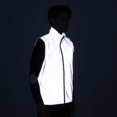 Sleeveless Night Running Reflective Jacket
